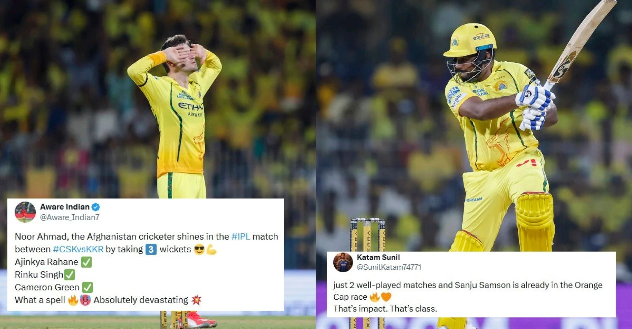 IPL 2026: Fans erupt as Noor Ahmad and Sanju Samson power CSK to an emphatic win against KKR