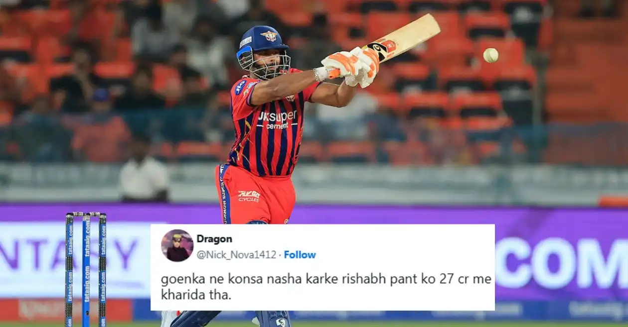 Fans brutally troll Rishabh Pant after flop show in KKR vs LSG IPL 2026 clash