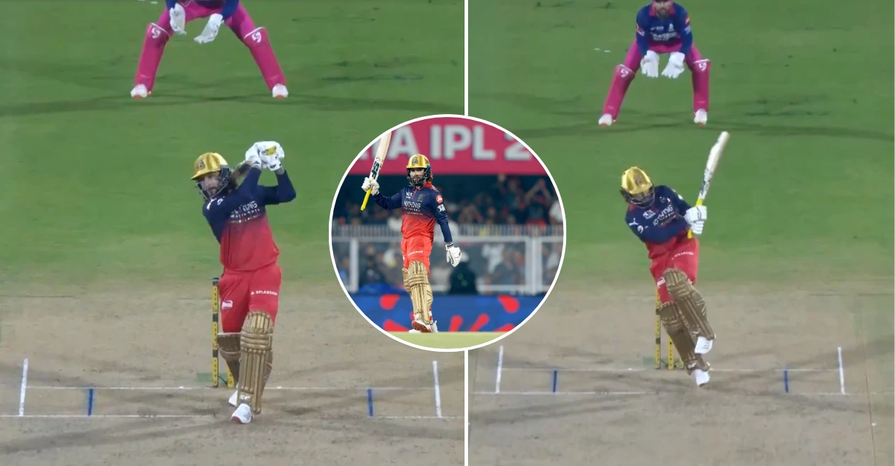 IPL 2026 [WATCH]: Rajat Patidar’s counter-attacking knock powers RCB past 200 against Rajasthan Royals