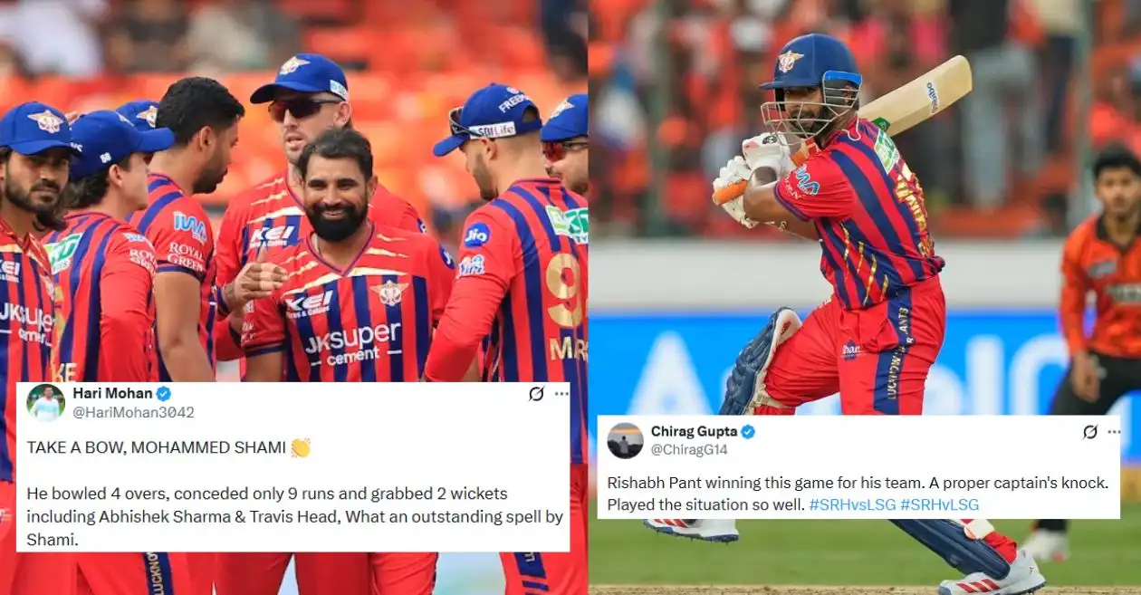 Fans erupt as Mohammed Shami, Rishabh Pant sizzle in LSG’s thrilling win over SRH in IPL 2026
