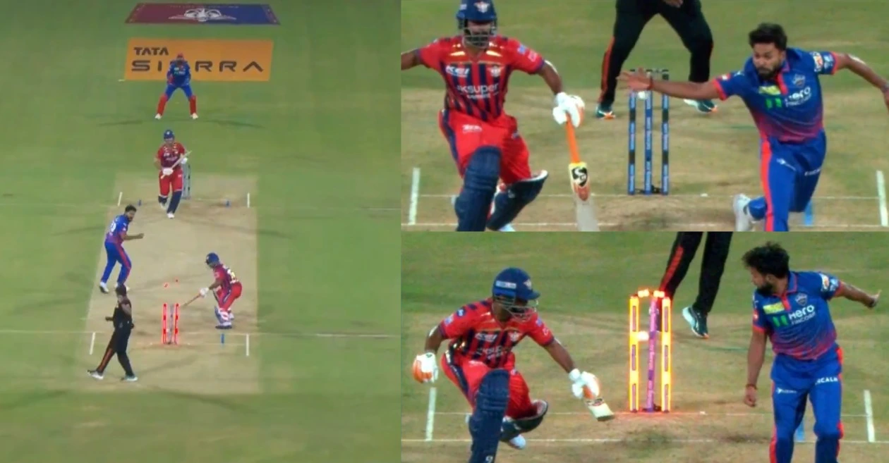 WATCH: Rishabh Pant’s opening gamble ends in freak run-out during LSG vs DC clash