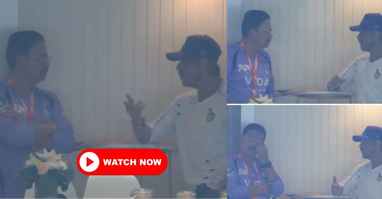 WATCH: Shah Rukh Khan engages in intense chat with CEO Venky Mysore as KKR’s IPL 2026 woes continue