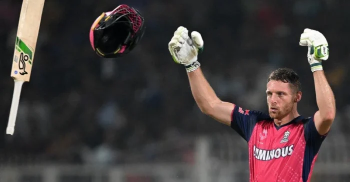 Jos Buttler six hitting