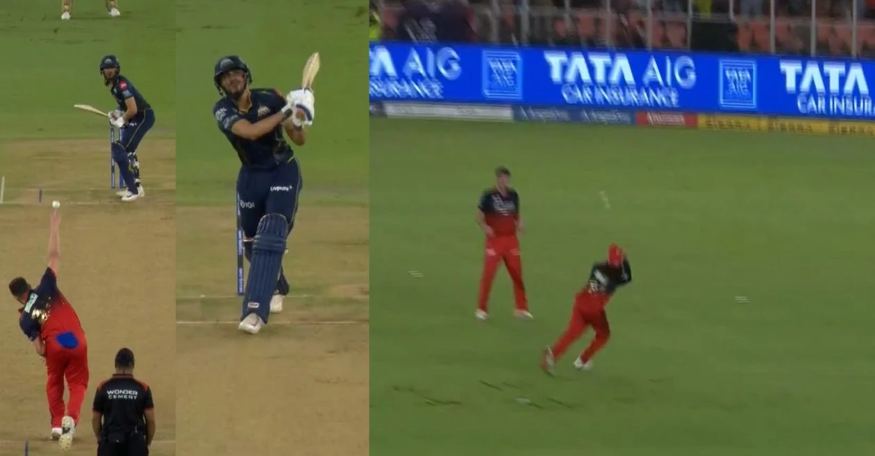 RCB vs GT [WATCH]: Rajat Patidar takes a sensational running catch to remove Shubman Gill during IPL 2026 Final