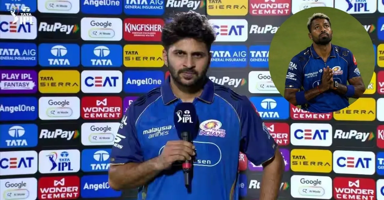Shardul Thakur reveals why Hardik Pandya has been missing from MI’s squad in recent IPL 2026 games