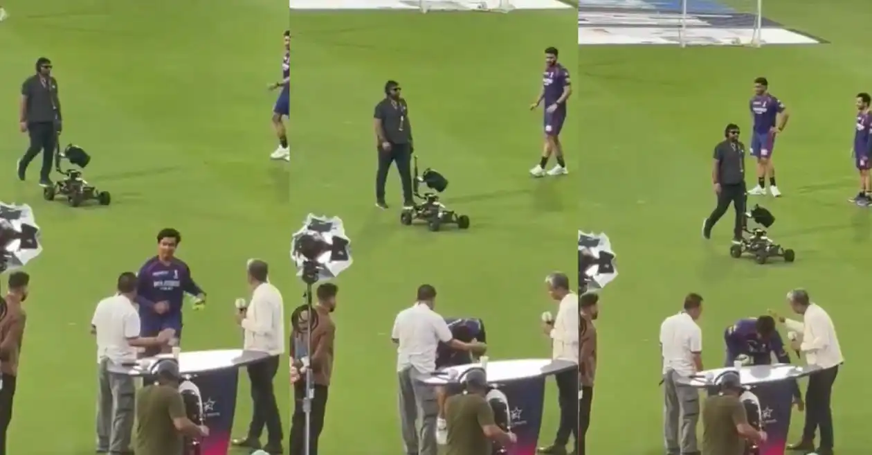 WATCH: Vaibhav Suryavanshi touch Sunil Gavaskar and Sanjay Bangar’s feet before batting heroics in IPL 2026 Eliminator