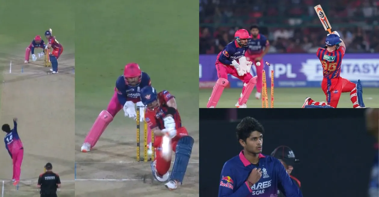 IPL 2026 [WATCH]: Yash Raj Punja castles Josh Inglis with a beauty during RR vs LSG clash