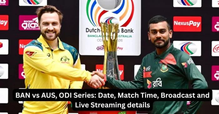BAN vs AUS, ODI Series: Broadcast and Live Streaming details – When & Where to watch in India, Bangladesh, US, UK & other countries