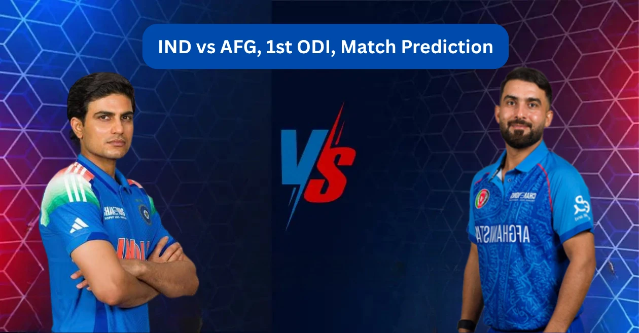 IND vs AFG, 1st ODI, Match Prediction: Who will today’s game between India and Afghanistan?