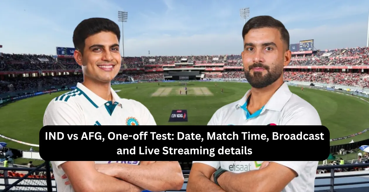 IND vs AFG, One-off Test: Broadcast and Live Streaming details – When & Where to watch in India, Afghanistan, Pakistan, UK, USA & other countries