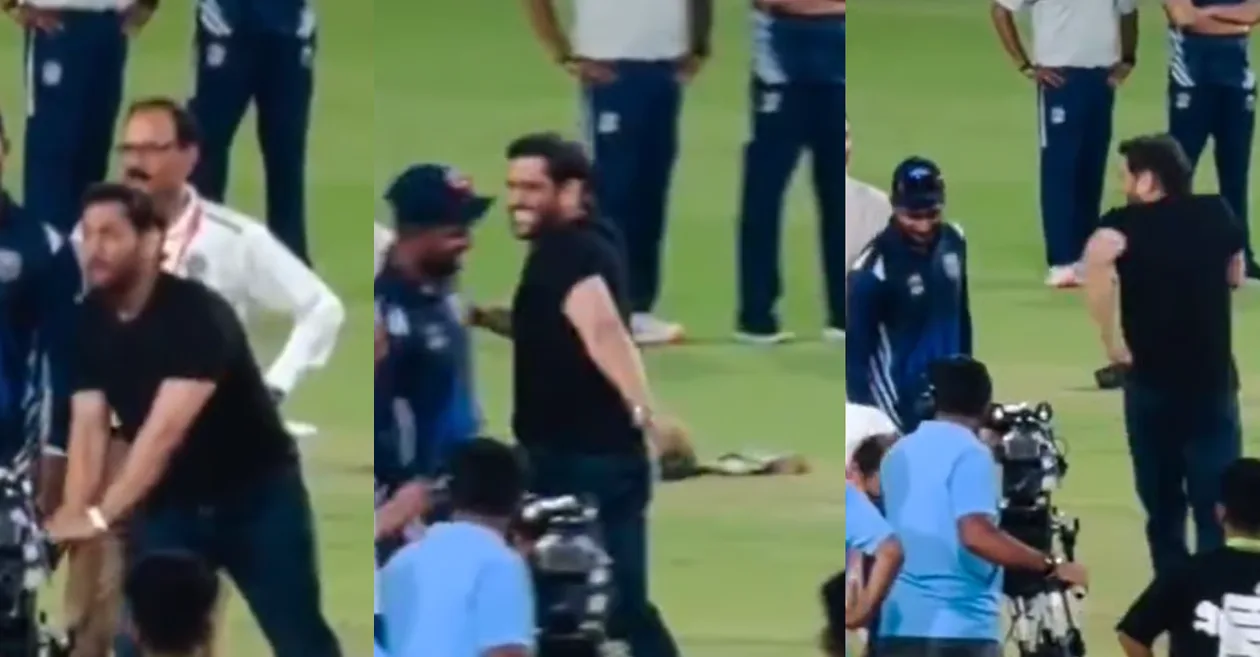 WATCH: MS Dhoni’s hilarious toss moment goes viral at Jharkhand T20 League opener