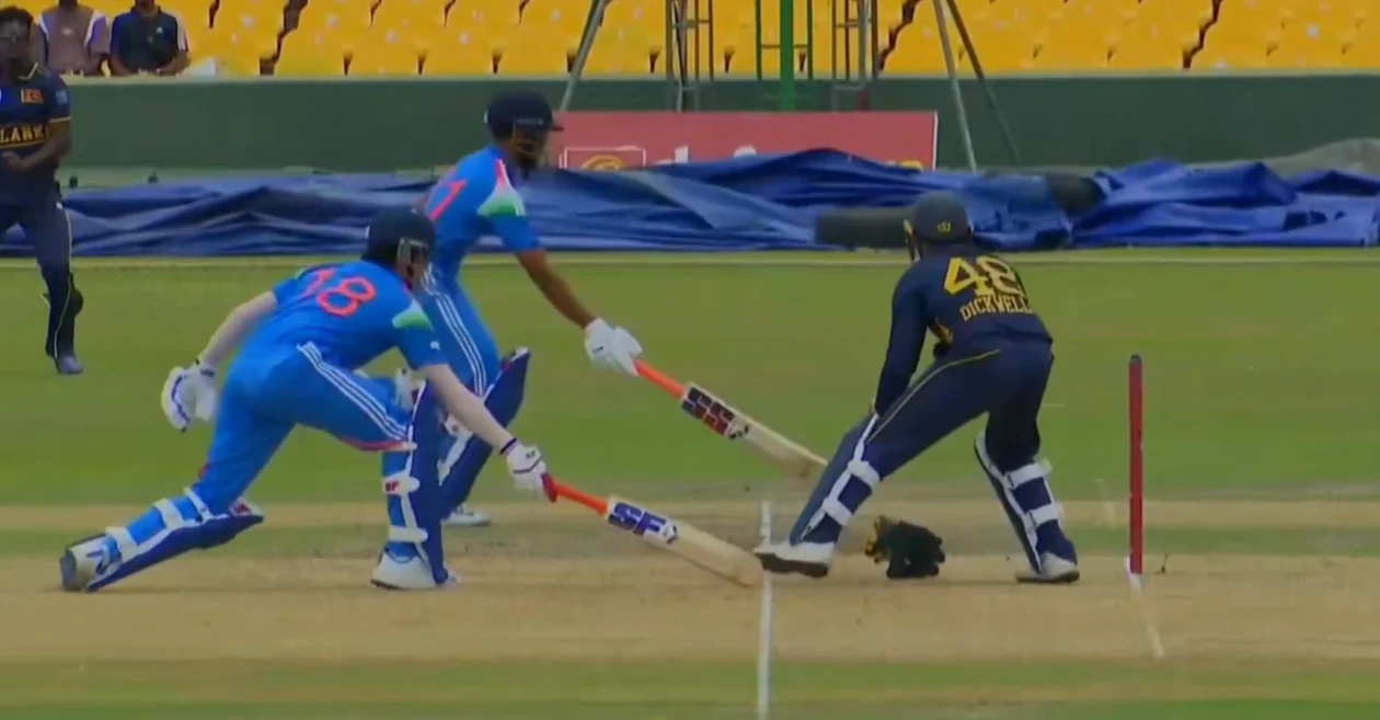 WATCH: Priyansh Arya suffers bizarre run-out after mix-up with Ruturaj Gaikwad in SL-A vs IND-A clash
