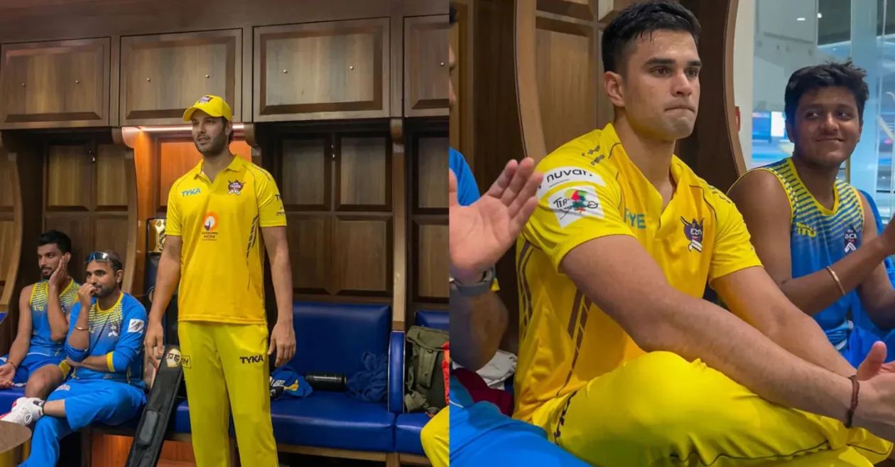 WATCH: Shivam Dube praises Arjun Tendulkar for his match-winning all-round performance in Mumbai T20 League