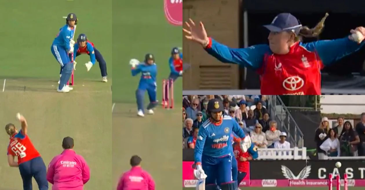 WATCH: Sophie Ecclestone’s sharp direct hit sends Yastika bhatia packing in ENG-W vs IND-W final T20I